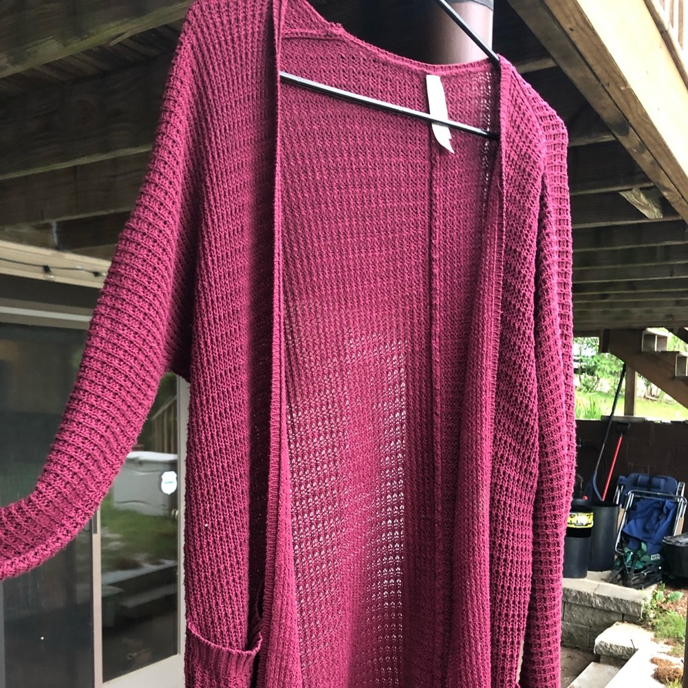 Maroon Aeropostale Cardigan!